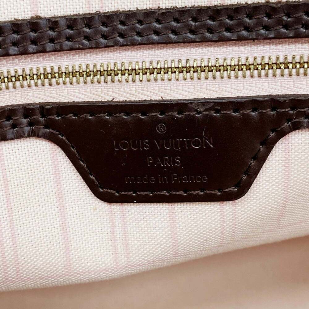 LOUIS VUITTON Brown Damier Neverfull MM Tote Bag - Picture 5 of 11